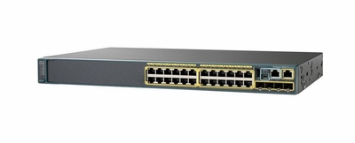 WS-C2960S-24PS-L Cisco Catalyst 2960S-24PS-L 24-Ports 10/100/1000 RJ-45 PoE Manageable Layer2 Rack-mountable 1U Ethernet Switch with 4x SFP Ports