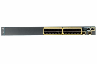 WS-C2960S-24TD-L-B2 Cisco Catalyst 2960S Series 24-Ports 10/100/1000 RJ-45 Manageable Layer2 Rack-mountable 1U Ethernet Switch with 2 x 10 Gigabit SFP+ Ports