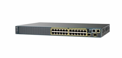 WS-C2960S-24TS-L-C3 Cisco Catalyst 2960S Series 24-Ports 10/100/1000Base-T RJ-45 Manageable Rack-mountable Stackable Ethernet Switch with 4x SFP LAN Base