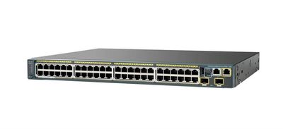 WS-C2960S-48FPD-L-C3 Cisco Catalyst 2960S Series 48-Ports 10/100/1000 RJ-45 PoE Manageable Layer2 Rack-mountable 1U Ethernet Switch with 2x 10 Gigabit SFP+ Prots