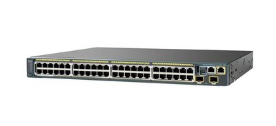 WS-C2960S-48FPD-L Cisco Catalyst WS-C2960S-48FPD-L 48-Ports 10/100/1000 RJ-45 PoE Manageable Layer2 Rack-mountable 1U Ethernet Switch with 2x 10 Gigabit SFP+ Prots