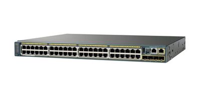 WS-C2960S-48FPS-L-WS Cisco Catalyst 2960 48-Ports 10/100/1000Base-T RJ-45 PoE Manageable Layer2 Rack-mountable and Stackable Ethernet Switch with 4x SFP Ports and mini-GBIC Uplink Port