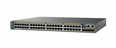 WS-C2960S-48TS-J1 Cisco Catalyst 2960-s 48-Ports 10/100/1000Base-T RJ-45 Manageable Layer2 Rack-mountable 1U Switch with 4x SFP Ports