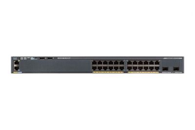 WS-C2960X-24TDL-RF Cisco Catalyst 2960X-24TD-L 24-Ports 10/100/1000Base-T RJ-45 Manageable Layer2 Rack-mountable 1U and Desktop Switch with 2x SFP+ Expansion Slots