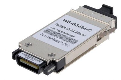 WS-G5484-C-KOMPATIBL Cisco 1Gbps 1000Base-SX Multi-mdoe Fiber Short Wave 550m 850nm Duplex SC Connector GBIC Transceiver Module