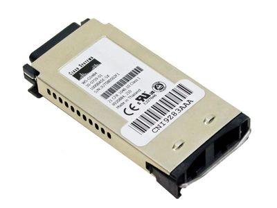 WS-G5484-SX Cisco 1Gbps 1000Base-SX Multi-mode Fiber 550m 850nm Duplex SC Connector GBIC Transceiver Module