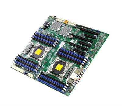 X10DAC-B SuperMicro Dual Socket R3 LGA 2011 Xeon E5-2600 v4 / v3 Intel C612 Chipset DDR4 16 x DIMM 10 x SATA 6Gbps E-ATX Server Motherboard