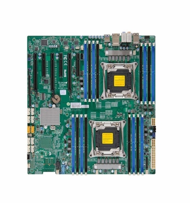X10DAXB SuperMicro Dual Socket R3 LGA 2011 Xeon E5-2600 v4 / v3 Intel C612 Chipset DDR4 16 x DIMM 10 x SATA 6Gbps E-ATX Server Motherboard