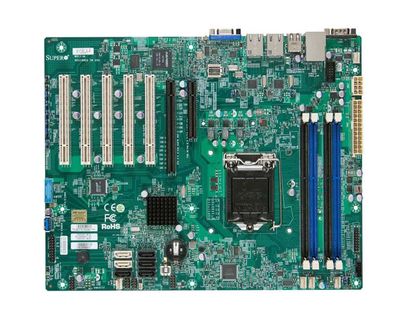 X10SLA-F SuperMicro Intel C222 Express PCH Xeon E3-1200 v3/ 4th Gen Core i3/ Pentium/ Celeron Processors Support Single socket H3 LGA-1150 ATX Server Motherboard