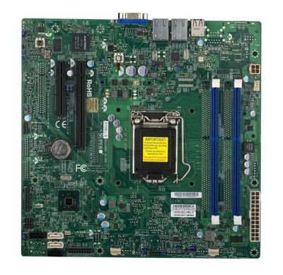 X10SLL-S SuperMicro Intel C222 Express PCH Xeon E3-1200 v3/ 4th Gen Core i3/ Pentium/ Celeron Processors Support Single socket H3 LGA-1150 micro-ATX Server Motherboard