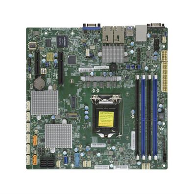 X11SSHCTFO SuperMicro Socket H4 LGA 1151 Xeon E3-1200 v5 / v6 Intel C236 Chipset DDR4 4 x DIMM 8 x SATA 6Gbps 8 x SAS 12Gbps micro-ATX Server Motherboard