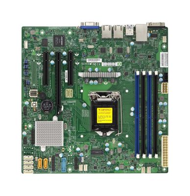 X11SSLO SuperMicro Socket H4 LGA 1151 Xeon E3-1200 v5 / v6 Intel C232 Chipset DDR4 4 x DIMM 6 x SATA 6Gbps micro-ATX Server Motherboard
