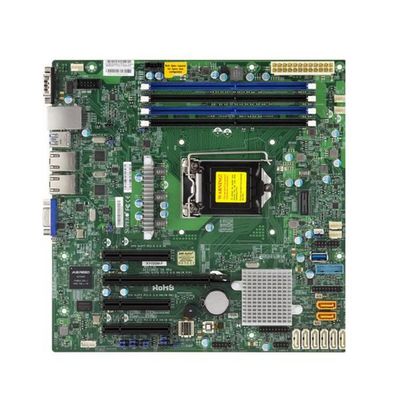 X11SSMO SuperMicro Socket H4 LGA 1151 Xeon E3-1200 v5 / v6 Intel C236 Chipset DDR4 4 x DIMM 8 x SATA 6Gbps micro-ATX Server Motherboard