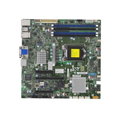 X11SSZ-F-B SuperMicro X11SSZ-F Socket LGA 1151 Intel C236 Chipset Xeon E3-1200 v5/v6 Processors Support DDR4 4x DIMM 4x SATA3 6.0Gb/s Micro-ATX Server Motherboard