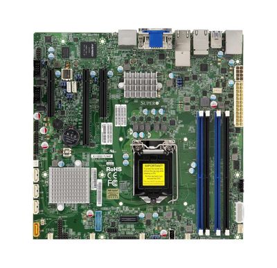 X11SSZTLN4FB SuperMicro Socket H4 LGA 1151 Xeon E3-1200 v5 / v6 Intel C236 Chipset DDR4 4 x DIMM 4 x SATA 6Gbps micro-ATX Server Motherboard