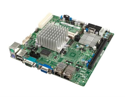 X7SPA-H SuperMicro Intel Chipset Mini ITX 1 x Processors Support 4GB DDR2 SDRAM Maximum RAM Serial ATA/300 RAID Supported Controller Onboard Video Server Motherboard