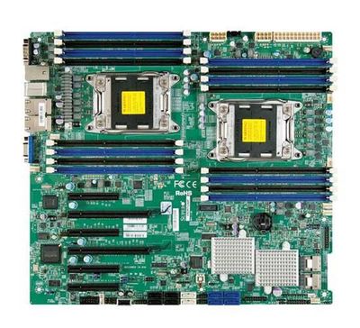 X9DR7LN4FJBODB SuperMicro X9dr7 Ln4f Jbod B Dual LGA2011 Intel C602 DDR3 SATA3 SAS2 V 4GBe Extended-ATX Server Motherboard