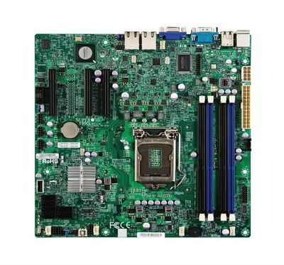 X9SCL-B SuperMicro Support Intel Xeon E3-1200 & v2 Series/ 2nd Gen Core i3 Processor Socket H2 (LGA1155) micro-ATX Server Motherboard