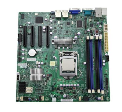 X9SCM-F SuperMicro Socket LGA1155 Intel C204 PCH Chipset micro-ATX Server Motherboard