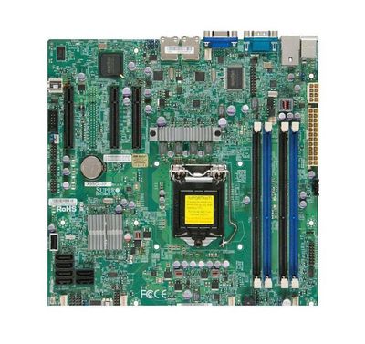 X9SCM-IIF-B SuperMicro X9SCM-iiF Socket LGA 1155 Intel C204 Chipset Xeon E3-1200/ E3-1200 v2 2nd/3rd Generation Core i3 / Pentium / Celeron Processors Support DDR3 4x DIMM 4x SATA2 3.0Gb/s Micro-ATX Server Motherboard