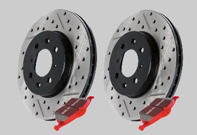 Utaクラスティ　FrostedKrustyO's90→85 StopTech Select Sport Drilled Slotted Brake Rotor Rear Right