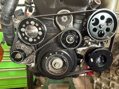 XAT Racing 2JZ Pulley Kit Billet Lightweight JZ pulleys