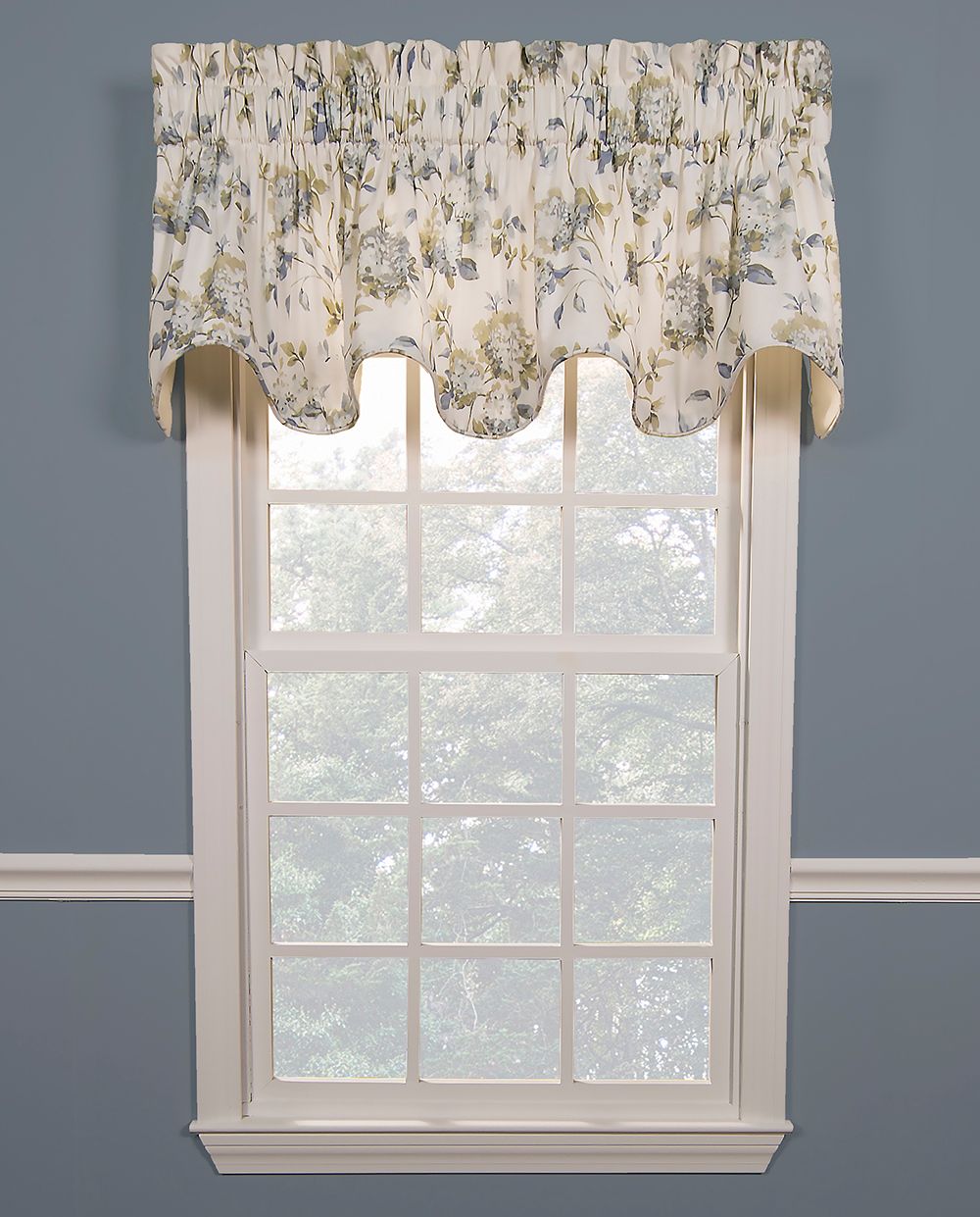 Swags Galore Abigail Lined Scalloped Valance Lilac Shaped Valances
