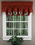 Lisa Solid, 58"W X 15"L Lined Scalloped Valance