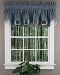 Lisa Solid, 58"W X 15"L Lined Scalloped Valance