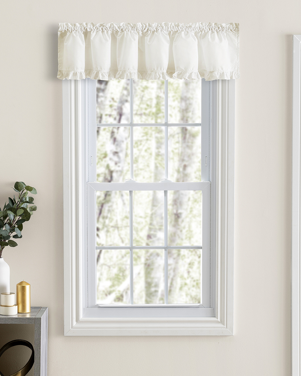 Swags Galore Classic Priscilla Valance Natural Country Valances