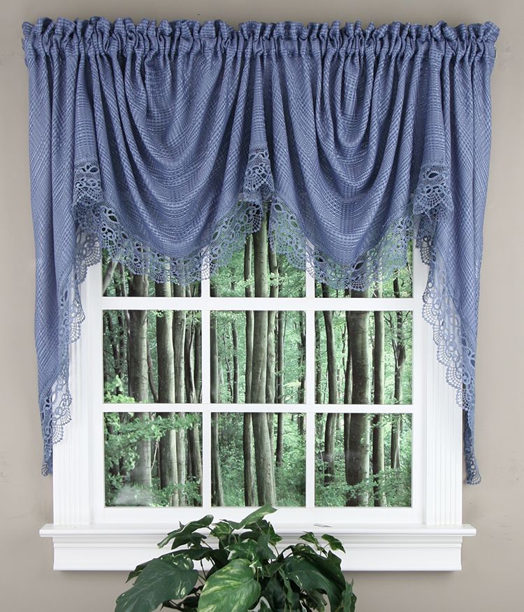 Curtain Store Durness Valance White Kitchen Valances