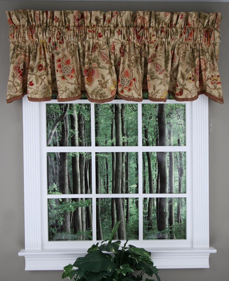 Imperial Dress Shaped Valance Antique Waverly Kitchen Valances