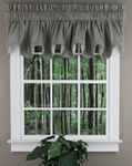 Lisa Solid, 58"W X 15"L Lined Scalloped Valance