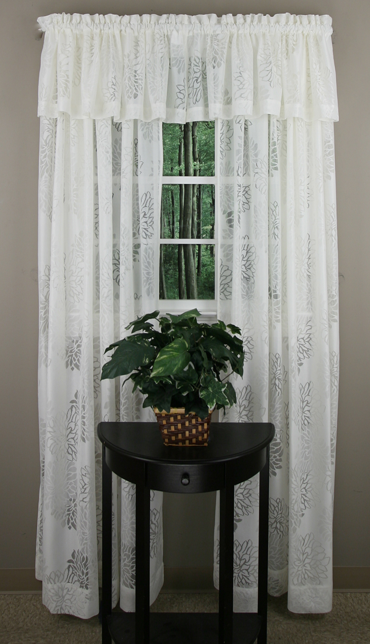 Swags Galore Lace Curtains White Window Treatments