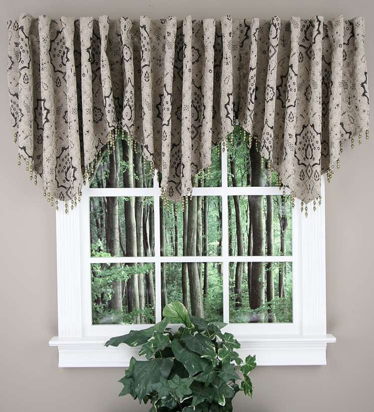 Salazar Blackout Lined Ascot Valance Iron S.Lichtenberg Lined Valances