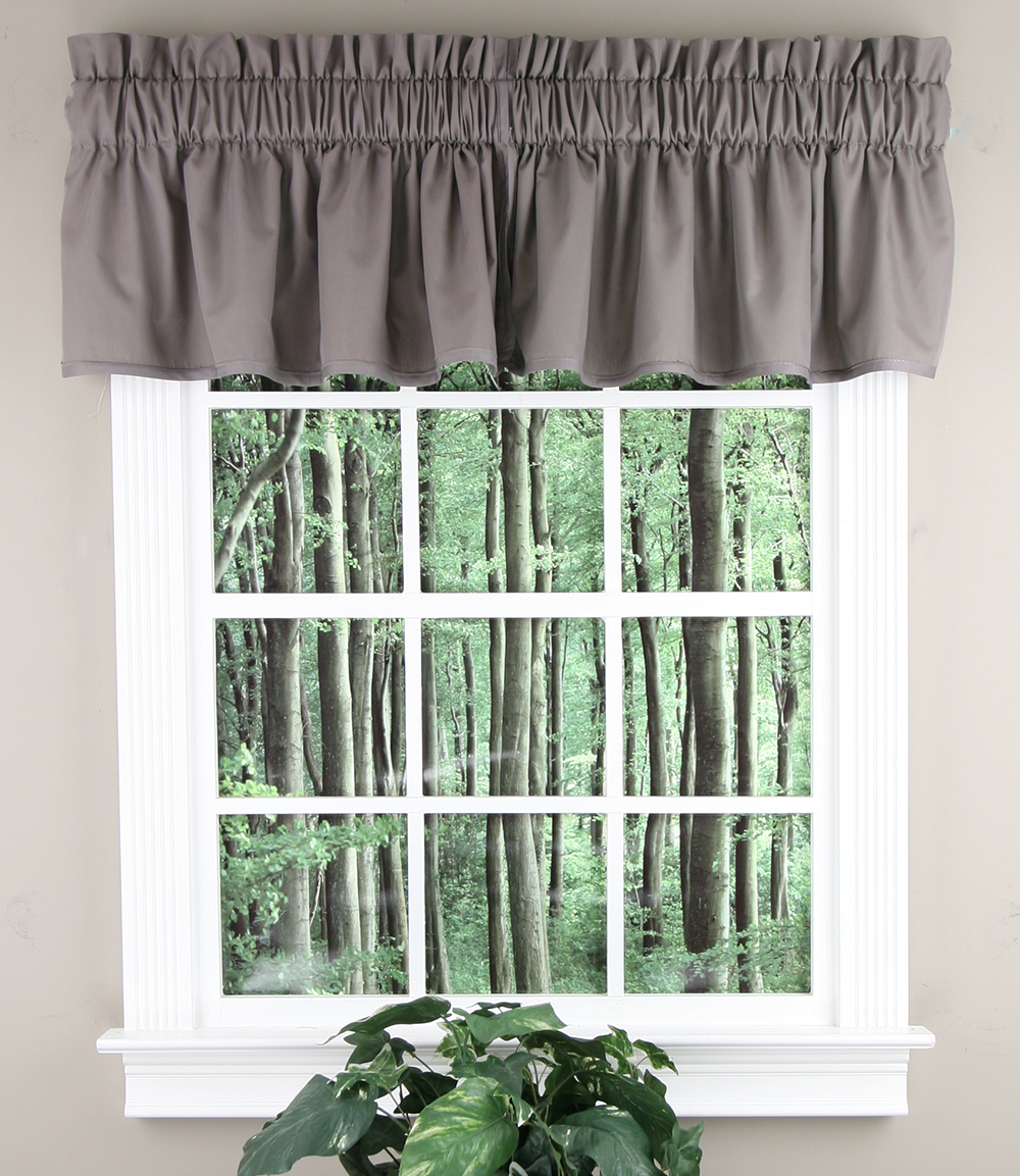 Stacey Window Curtain Valance Slate Swags Galore Kitchen Valances