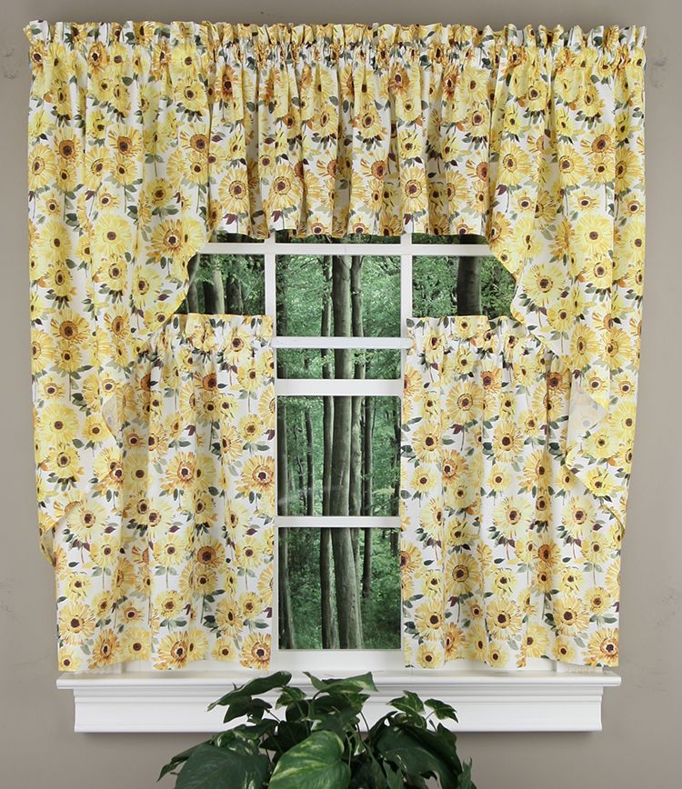 Sunflower Curtains Yellow S.Lichtenberg View all Kitchen Curtains