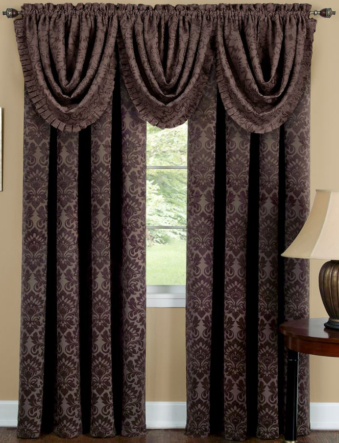 Sutton Curtain Panel Brown Achim View All Curtains