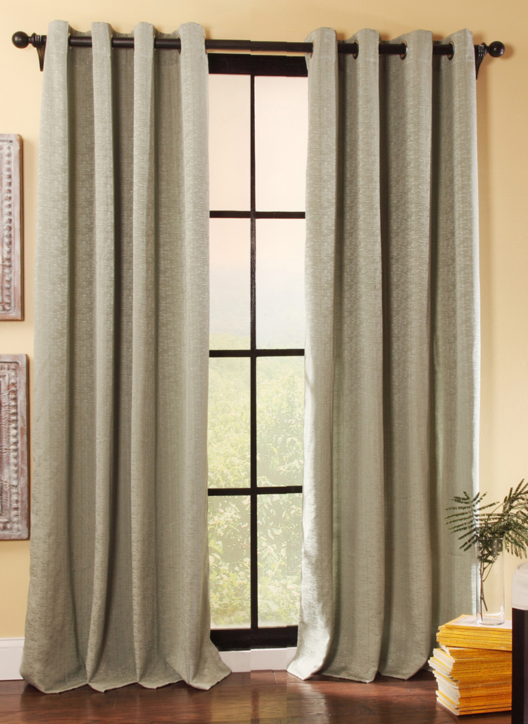 Utah Grommet Curtain Cream Renaissance Home Fashions Contemporary & Modern Curtains