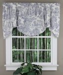 Victoria Park, 60"W X 24"L Country Tie Up Valance