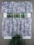 Victoria Park, 68"W X 36"L, Tailored Tier Panel Pair