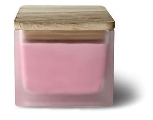 14 oz Frosted Glass W Lid