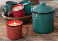 Enamelware Candles