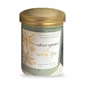 NEW Christmas Tradition Jar - Silver Spruce and Cedar