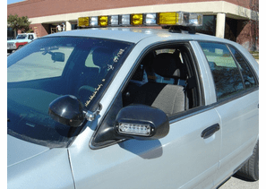 2003 Silver Ford Police Interceptor
