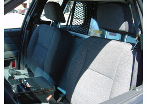 2003 Silver Ford Police Interceptor Interior