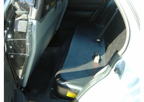 2003 Silver Ford Police Interceptor Prisoner Seat