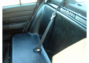 2003 Silver Ford Police Interceptor Prisoner Seat