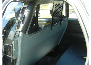 2003 Silver Ford Police Interceptor Pro Gard Cage