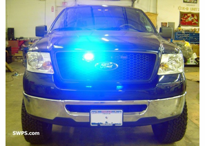 2006 Ford F150 Front Grille Installation Whelen TIR3 Blue